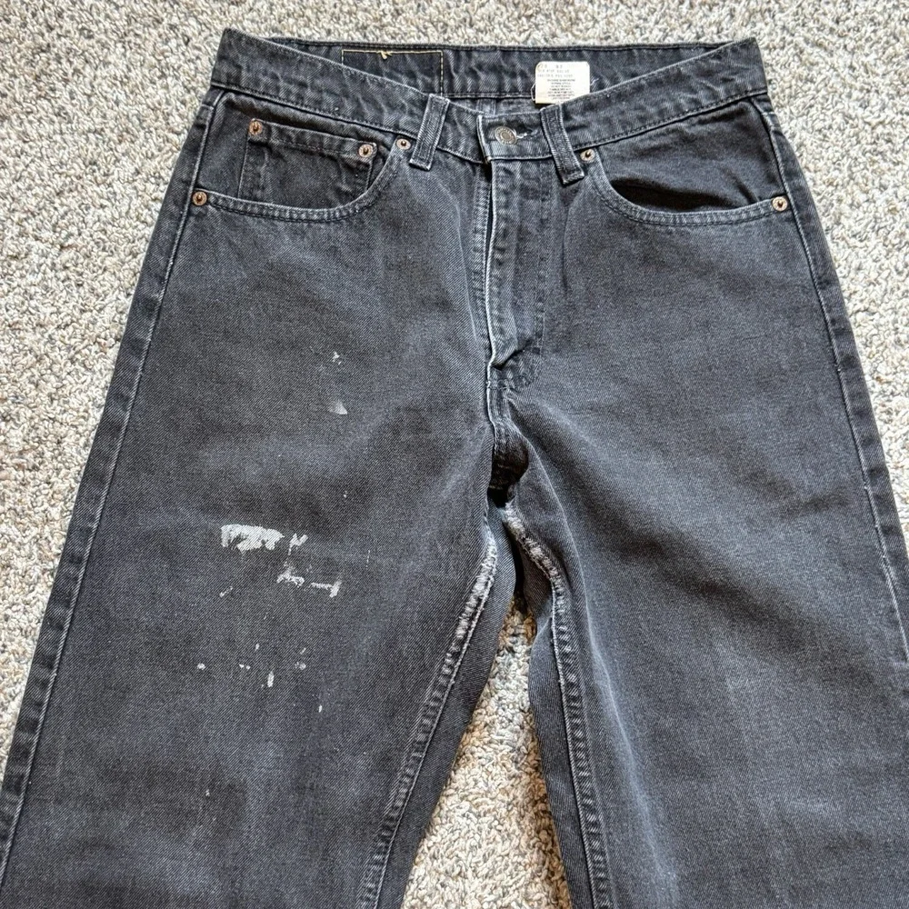 Vintage Levis 550 Jeans Mens 32x32 Fit(29x31) Relaxed Fit Black Made In Canada